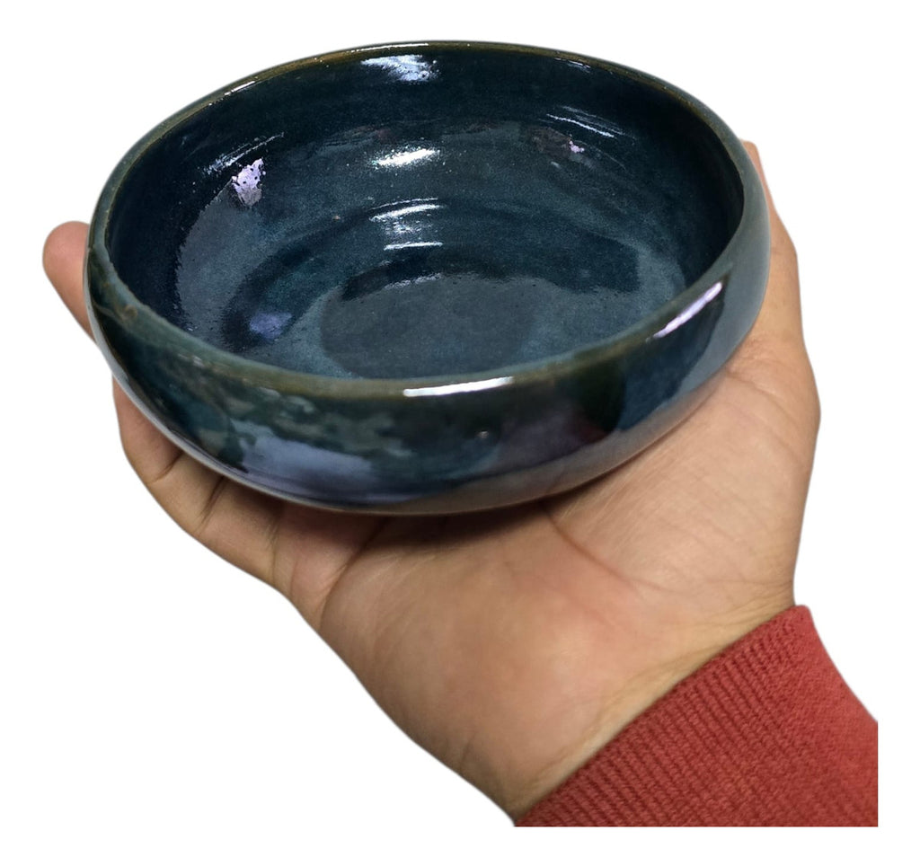 Tazón Sopa Barro De Atzompa Oaxaca Vidriado Artesanal 13cm
