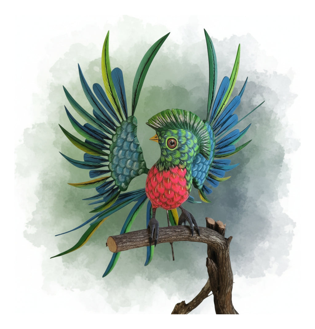 Alebrije Quetzal Monumental Oaxaca 98cm