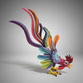 Gallo Alebrije De Oaxaca Pintado A Mano 27 Cm