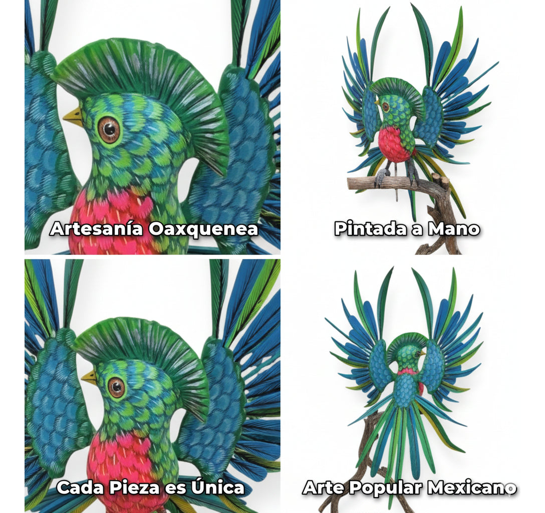 Alebrije Quetzal Monumental Oaxaca 98cm