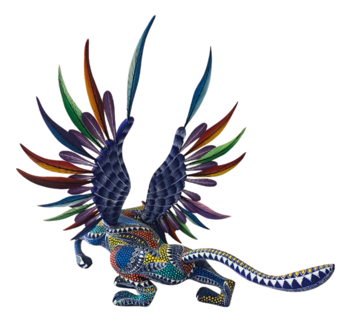 Alebrije Grifo Alado Oaxaca Artesanal 32 Cm