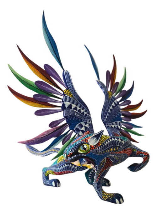 Alebrije Grifo Alado Oaxaca Artesanal 32 Cm