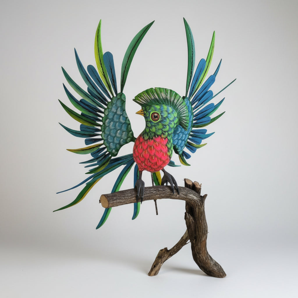 Alebrije Quetzal Monumental Oaxaca 98cm
