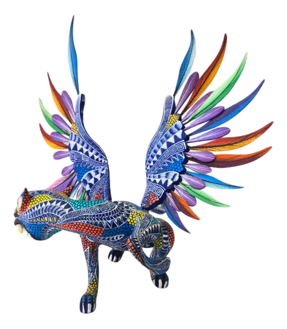 Alebrije Grifo Alado Oaxaca Artesanal 32 Cm