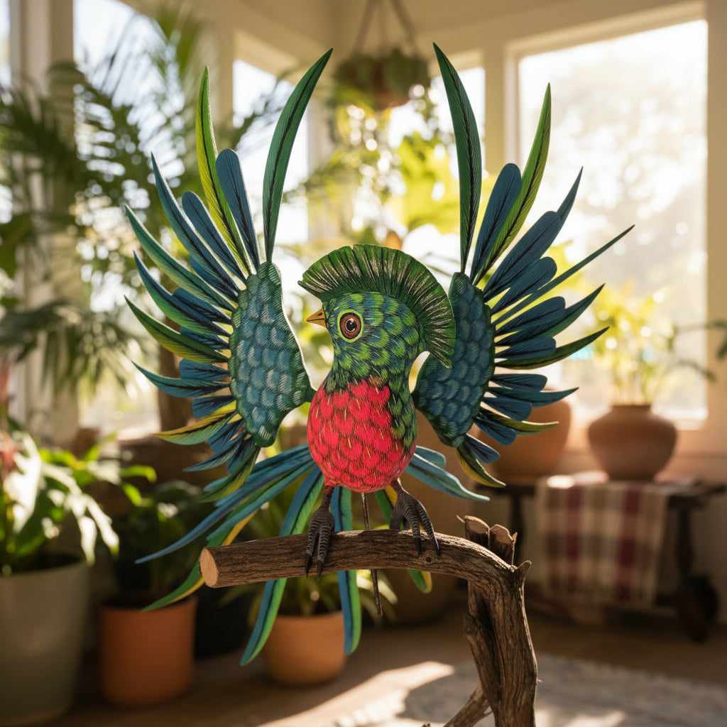 Alebrije Quetzal Monumental Oaxaca 98cm