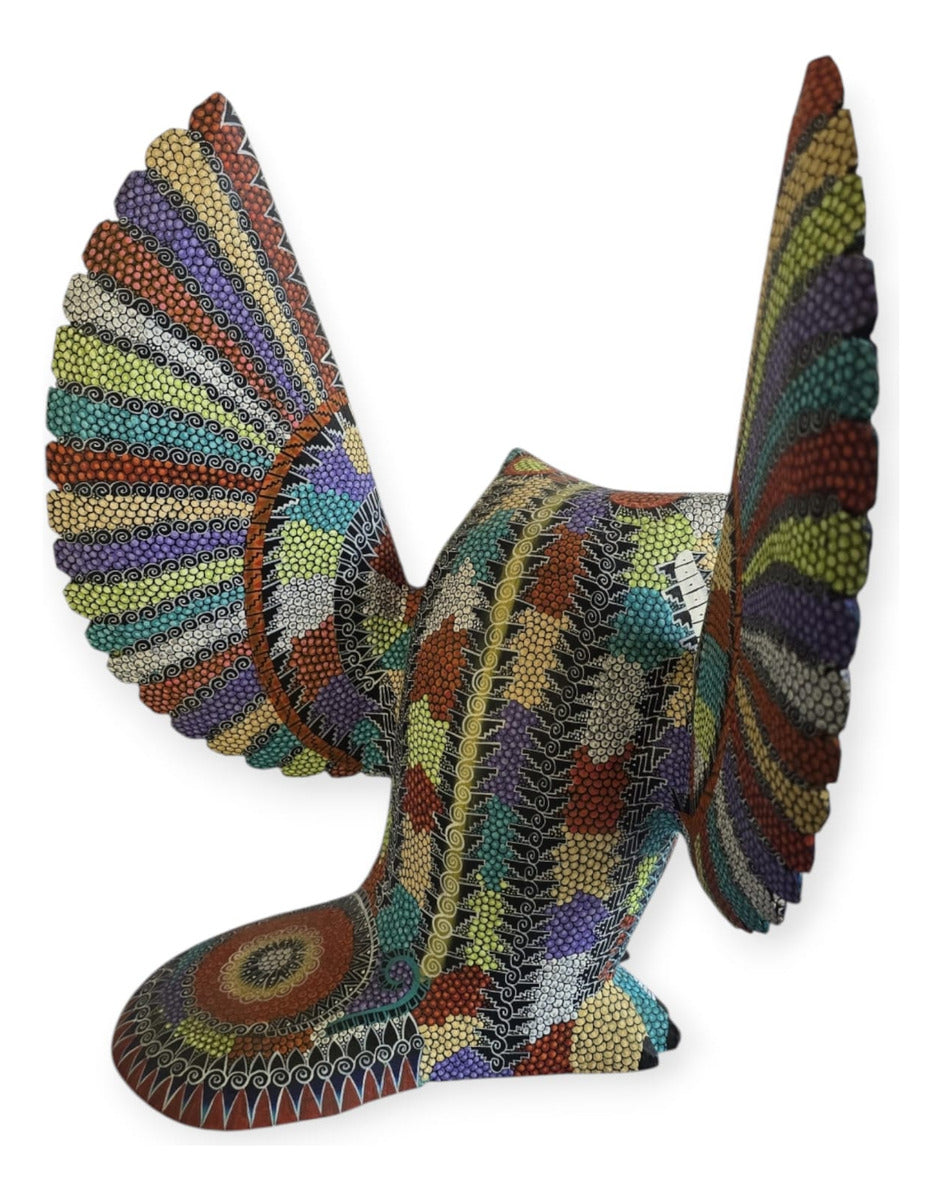 Alebrije Búho Oaxaca Alas Extendidas 37cm