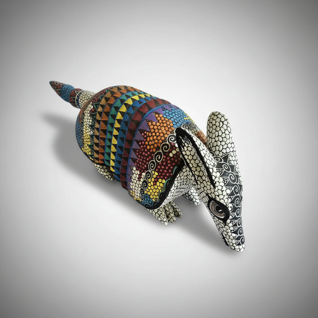 Alebrije Armadillo Oaxaca Artesanal 40cm