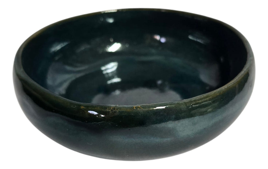 Tazón Sopa Barro De Atzompa Oaxaca Vidriado Artesanal 13cm