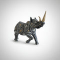 Rinoceronte Alebrije Oaxaca Gran Formato 40 Cm